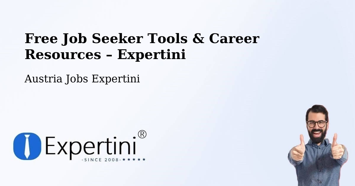 Free Job Seeker Tools & Career Resources – Hollabrunn - Hollabrunn, Austria Jobs Expertini